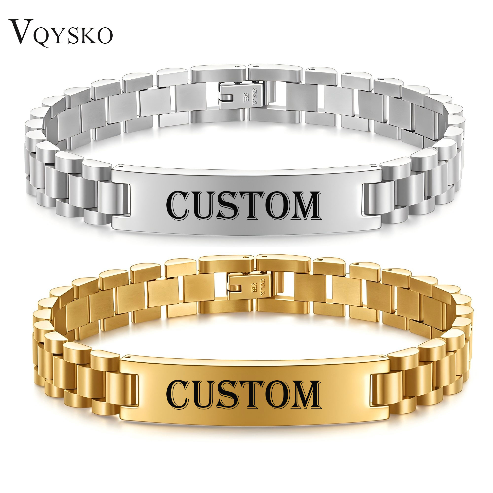 Jewelry Type Watches - Mode horlogeketting 10 mm gladde titanium