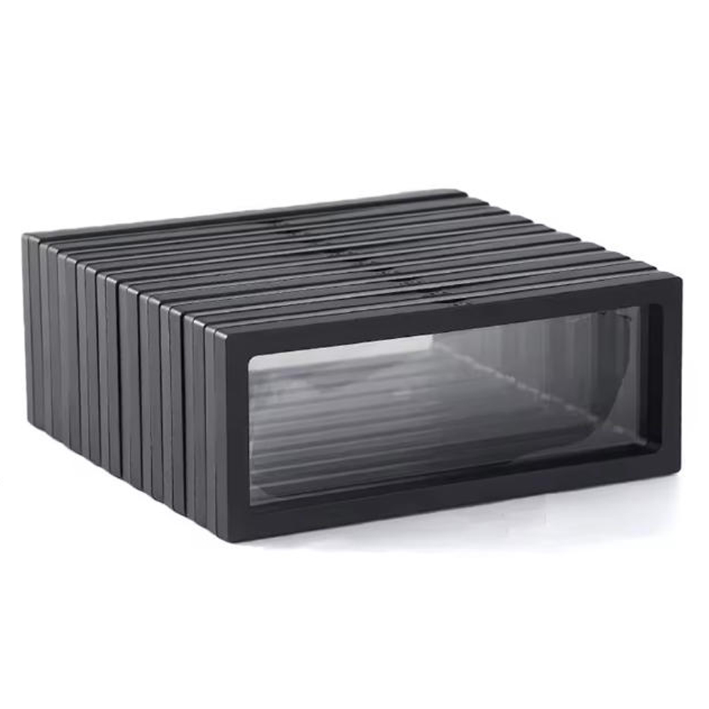 Jewelry And Watches Box - Zwart 10 stuks, Transparant zwevend displayrek,