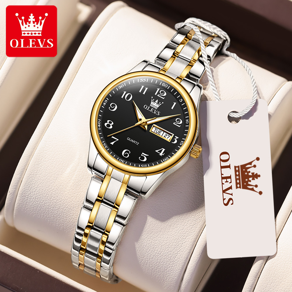 Watches & Jewelry Tsukiu - OLEVS merk dameshorloge quartz horloge kalenderweek