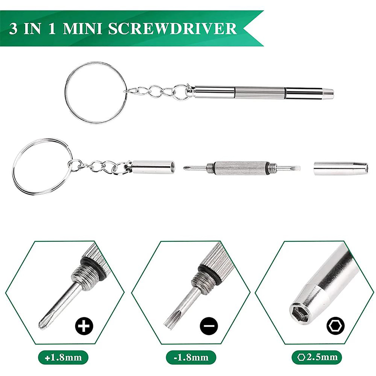 1/2PCS Precisie 3 in1 Schroeve - Jewelry Repair & Watches Photos recensie en prijs
