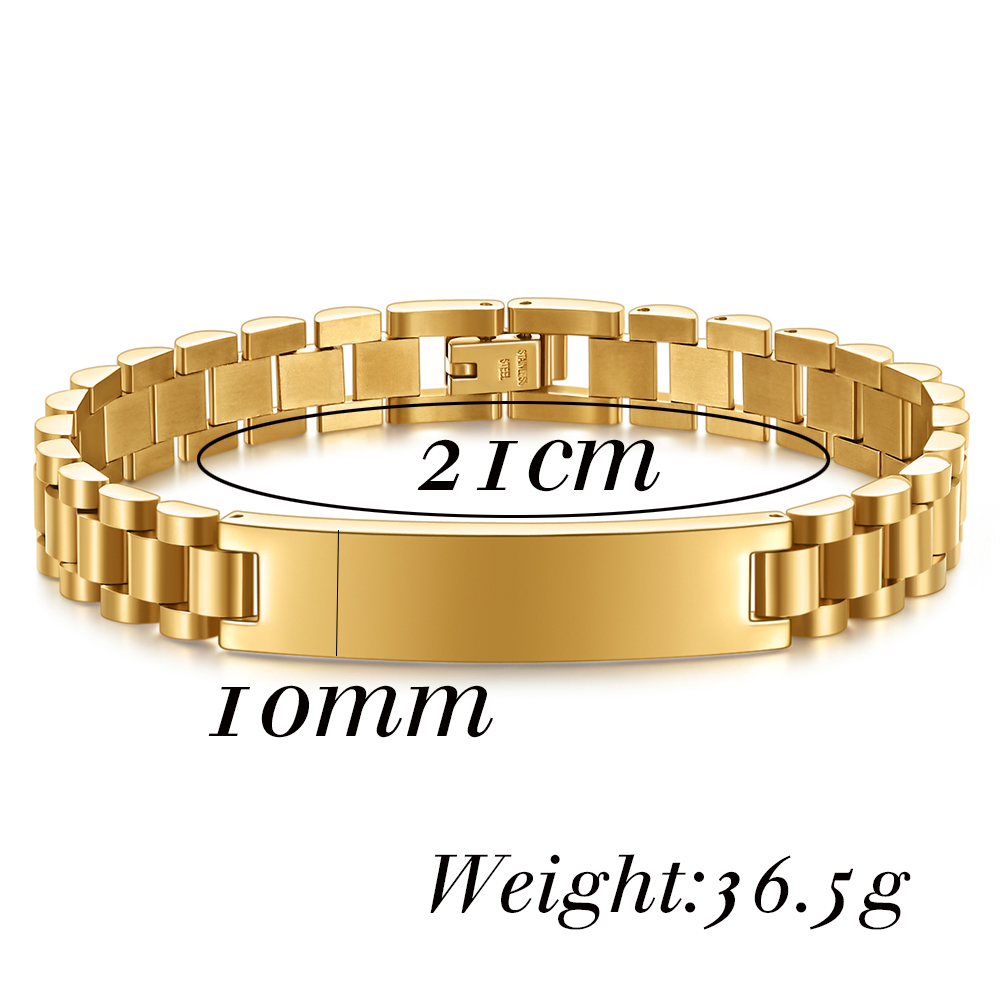Mode horlogeketting 10 mm glad - Jewelry Type Watches recensie en prijs