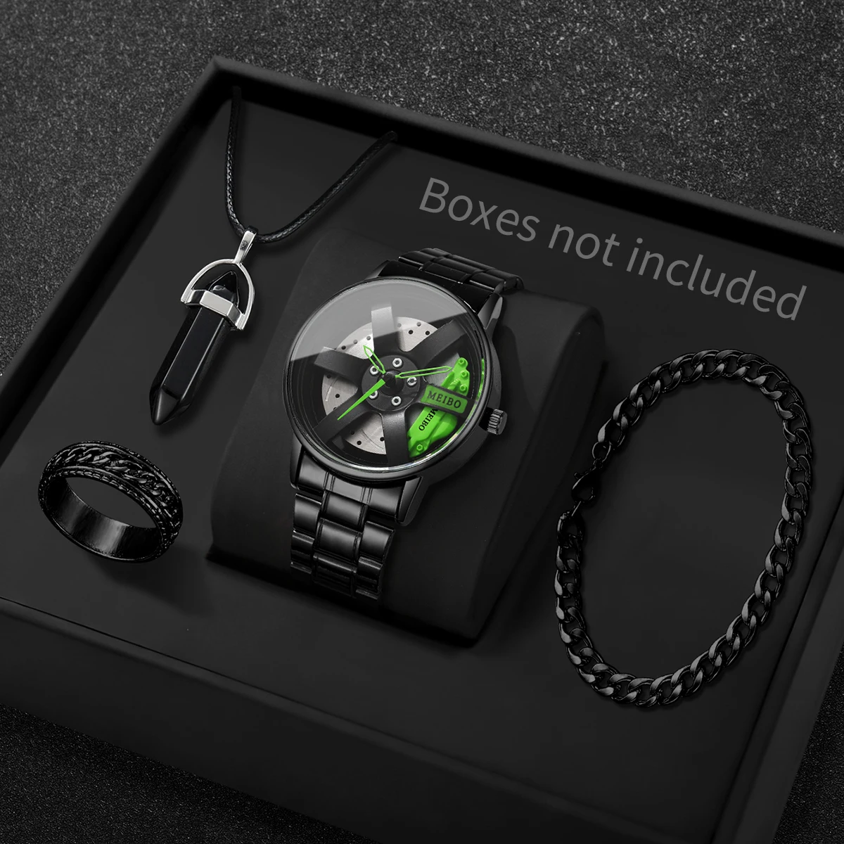 4-delige set modieuze 3D autow - Jewelry Watches Luxury recensie en prijs