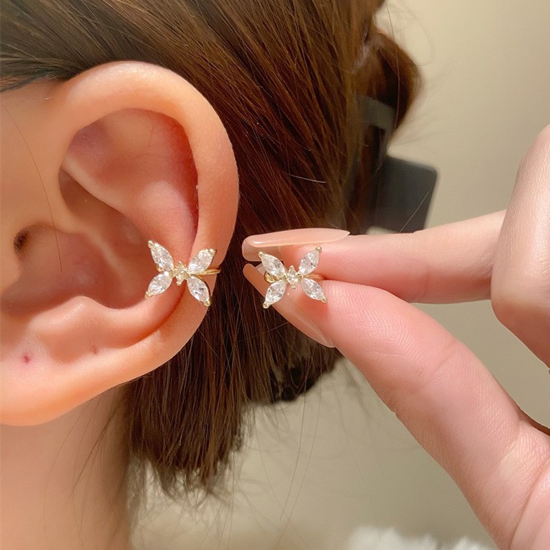 Koreaanse Kristallen Oor Clip  - Ear Cuff No Piercing recensie en prijs