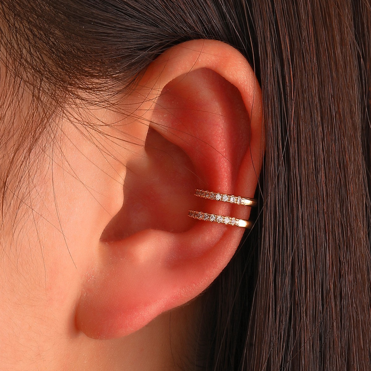 Koreaanse Kristallen Oor Clip  - Ear Cuff No Piercing recensie en prijs