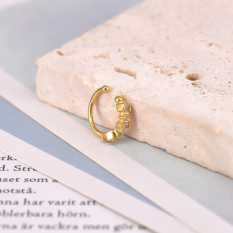 24K Vergulde Zilveren Onregelm - Ear Cuff No Piercing recensie en prijs