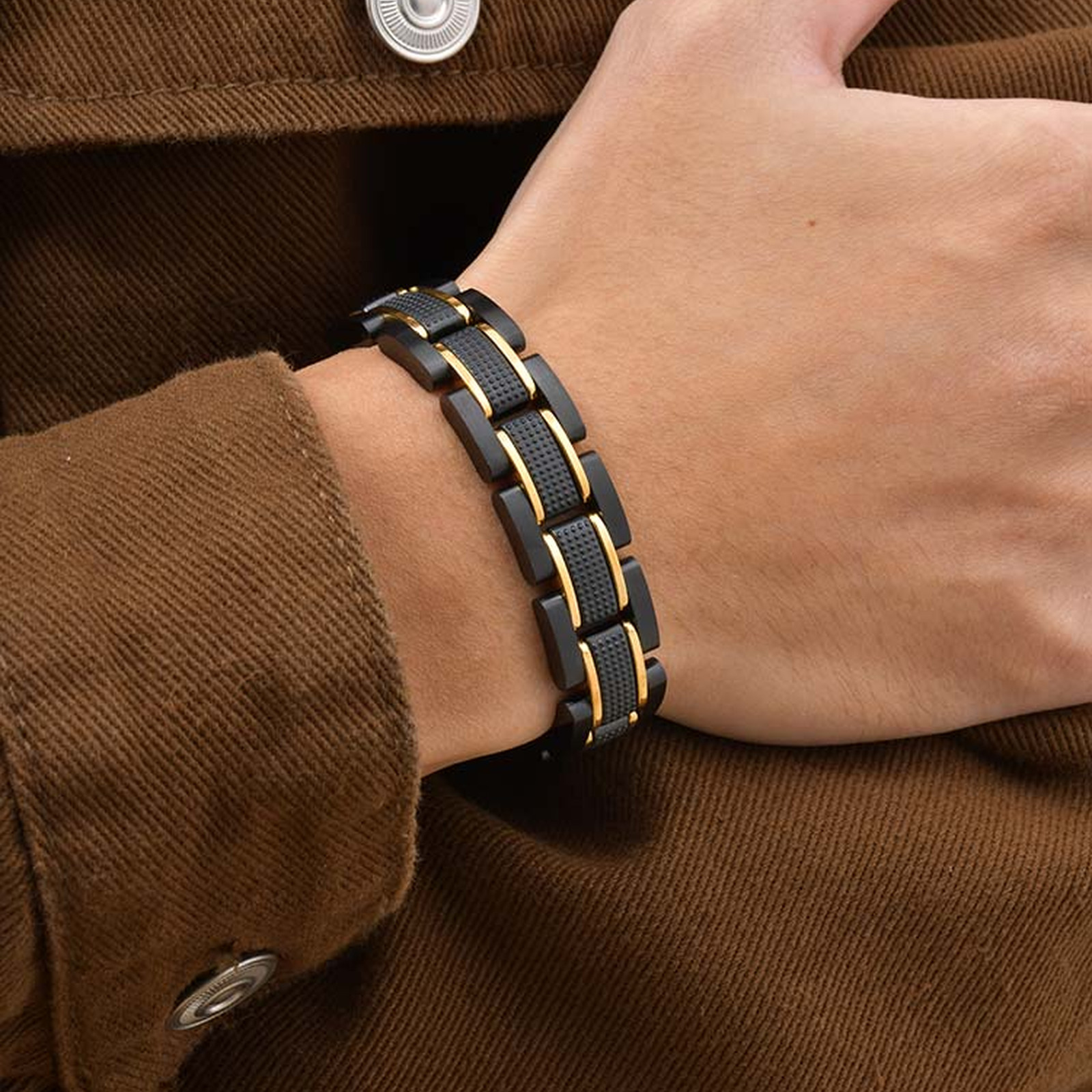 Vnox 14,5 mm brede herenarmban - Jewelry Type Watches recensie en prijs