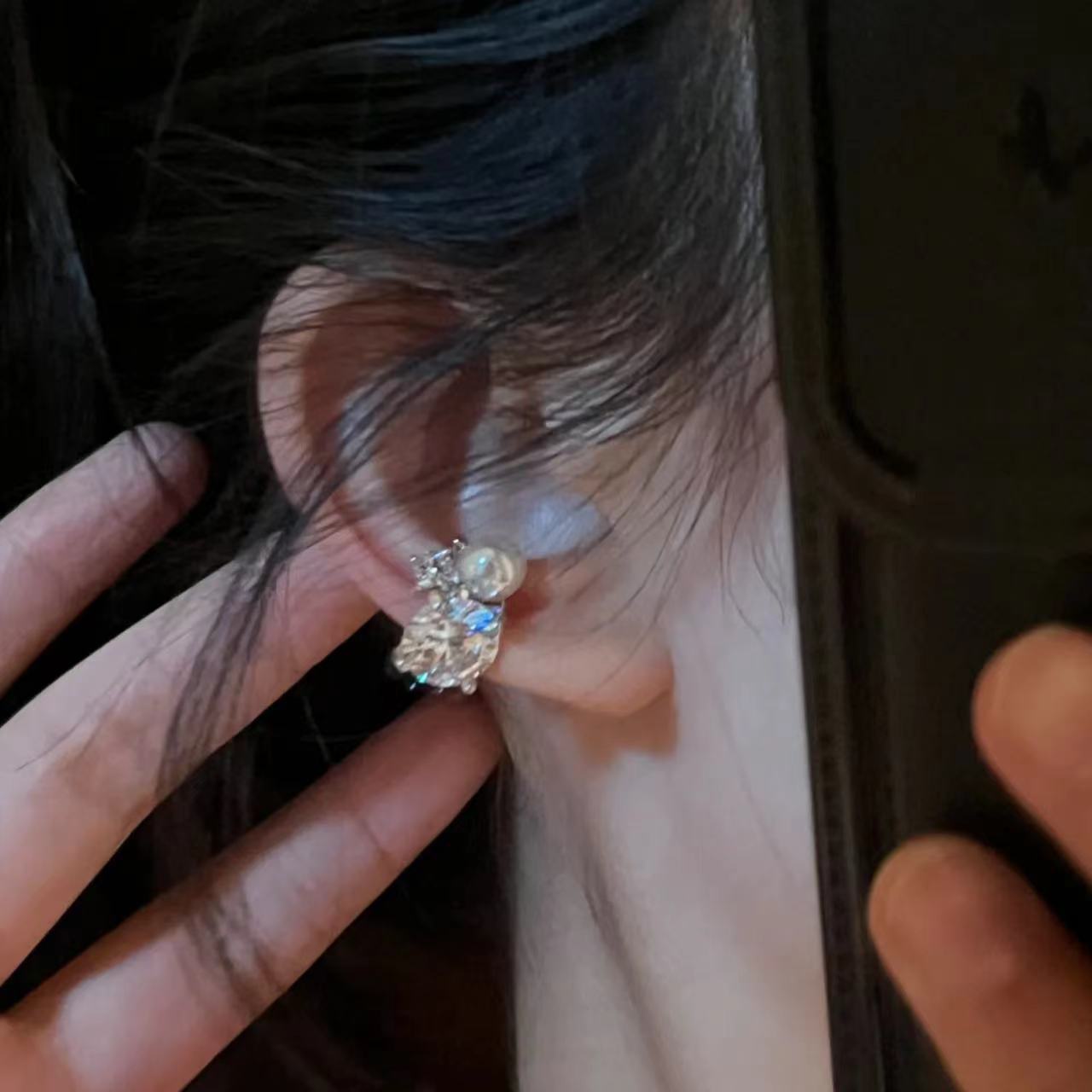 1 Stuks Glanzende Imitatie Par - Ear Cuff No Piercing recensie en prijs