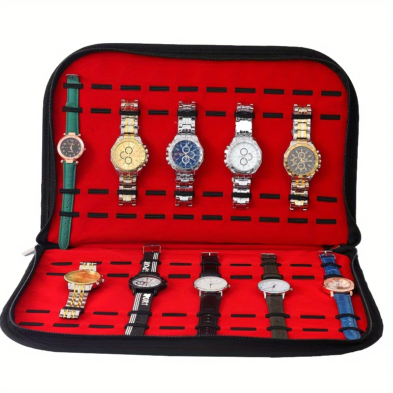 20 slots horloge-opbergtas Han - Jewelry And Watches Box recensie en prijs