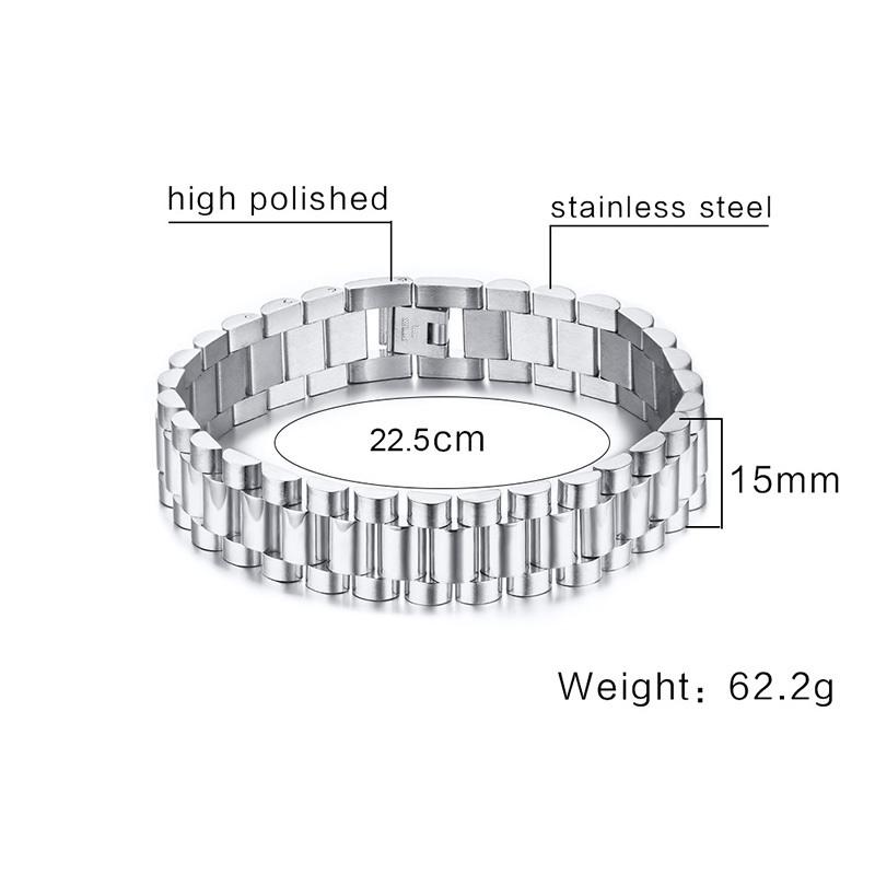 Gent President Armband Roestvr - Jewelry Type Watches recensie en prijs
