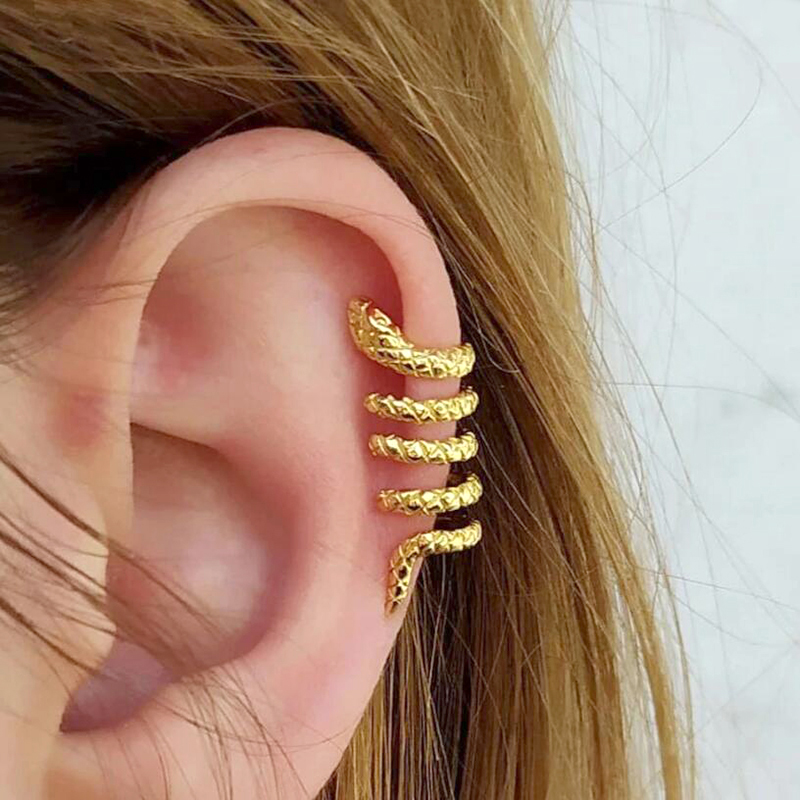 1 ST Plated 24 K Goud Vintage  - Ear Cuff No Piercing recensie en prijs