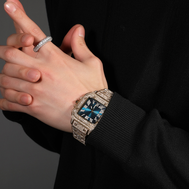 Hiphop luxe quartz pols waterd - Jewelry Watches Luxury recensie en prijs